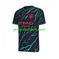 Fotballdrakt Manchester City Erling Haaland 9 Herre Tredjekit 2023-2024 Kortermet