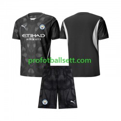 Fotballdrakt Manchester City Keeper Barn Fjerdekit 2024-2025 Kortermet