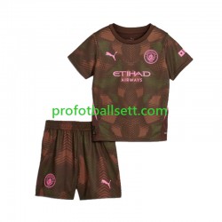 Fotballdrakt Manchester City Keeper Barn Hjemmekit 2024-2025 Kortermet