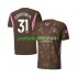 Fotballdrakt Manchester City Keeper Ederson Moraes 31 Herre Hjemmekit 2024-2025 Kortermet