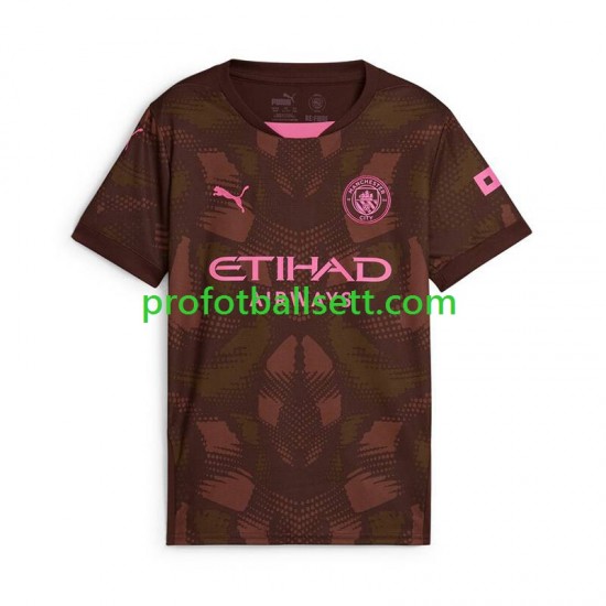 Fotballdrakt Manchester City Keeper Herre Hjemmekit 2024-2025 Kortermet