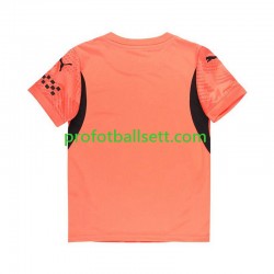 Fotballdrakt Manchester City Keeper Herre Bortekit 2024-2025 Oransje Kortermet