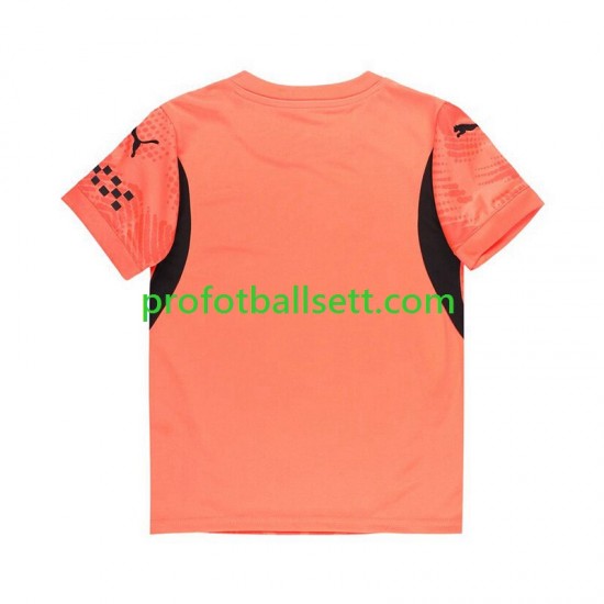 Fotballdrakt Manchester City Keeper Herre Bortekit 2024-2025 Oransje Kortermet