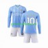 Fotballdrakt Manchester City Grealish 10 Barn Hjemmekit 2023-2024 Langermet