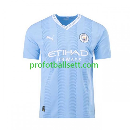 Fotballdrakt Manchester City Herre Hjemmekit 2023-2024 Kortermet
