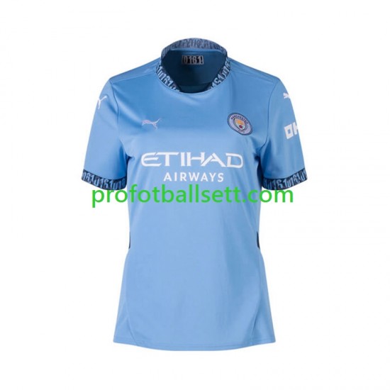 Fotballdrakt Manchester City Dame Hjemmekit 2024-2025 Kortermet