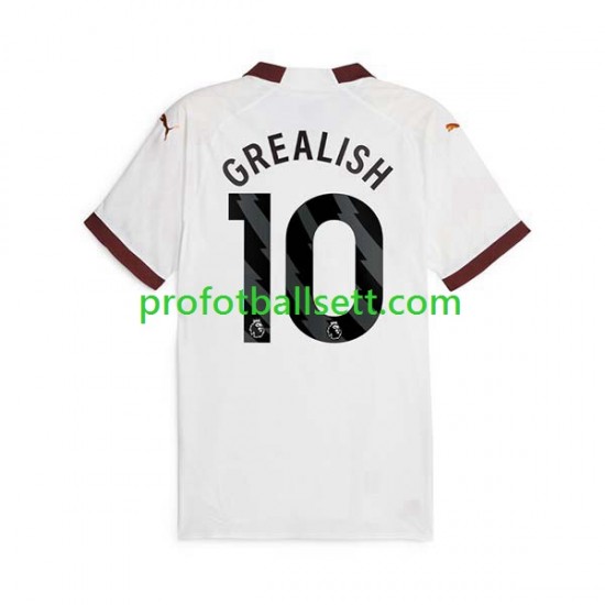 Fotballdrakt Manchester City Jack Grealish 10 Herre Bortekit 2023-2024 Kortermet