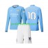 Fotballdrakt Manchester City Jack Grealish 10 Barn Hjemmekit 2024-2025 Langermet