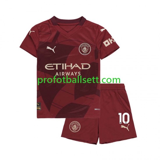 Fotballdrakt Manchester City Jack Grealish 10 Barn Tredjekit 2024-2025 Kortermet