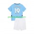 Fotballdrakt Manchester City Julian Alvarez 19 Barn Hjemmekit 2024-2025 Kortermet