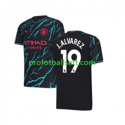 Fotballdrakt Manchester City Julian Alvarez 19 Herre Tredjekit 2023-2024 Kortermet