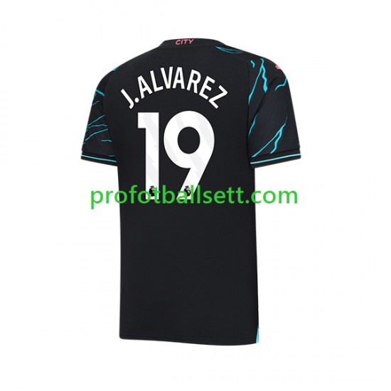 Fotballdrakt Manchester City Julian Alvarez 19 Herre Tredjekit 2023-2024 Kortermet