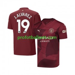 Fotballdrakt Manchester City Julian Alvarez 19 Herre Tredjekit 2024-2025 Kortermet