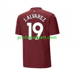 Fotballdrakt Manchester City Julian Alvarez 19 Herre Tredjekit 2024-2025 Kortermet