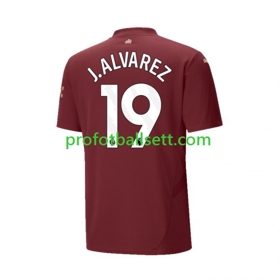 Fotballdrakt Manchester City Julian Alvarez 19 Herre Tredjekit 2024-2025 Kortermet