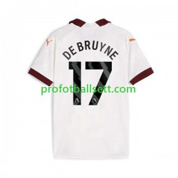 Fotballdrakt Manchester City Kevin De Bruyne 17 Herre Bortekit 2023-2024 Kortermet