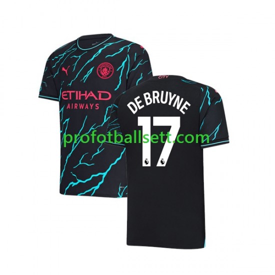 Fotballdrakt Manchester City Kevin De Bruyne 17 Herre Tredjekit 2023-2024 Kortermet
