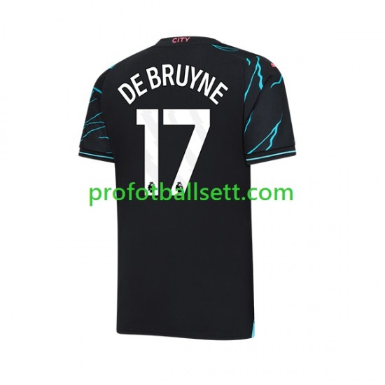 Fotballdrakt Manchester City Kevin De Bruyne 17 Herre Tredjekit 2023-2024 Kortermet