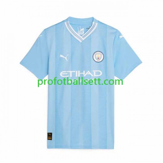 Fotballdrakt Manchester City Dame Hjemmekit 2023-2024 Kortermet