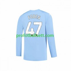 Fotballdrakt Manchester City Phil Foden 47 Herre Hjemmekit 2023-2024 Langermet