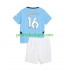 Fotballdrakt Manchester City RODRIGO 16 Barn Hjemmekit 2024-2025 Kortermet
