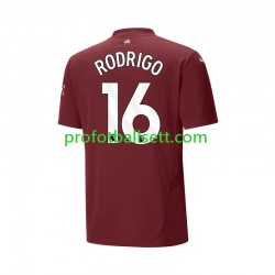 Fotballdrakt Manchester City RODRIGO 16 Herre Tredjekit 2024-2025 Kortermet