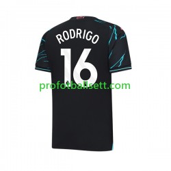 Fotballdrakt Manchester City Rodri Hernandez 16 Herre Tredjekit 2023-2024 Kortermet
