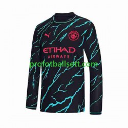 Fotballdrakt Manchester City Herre Tredjekit 2023-2024 Langermet
