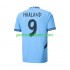 Fotballdrakt Manchester City UCL Font Haaland 9 Herre Hjemmekit 2024-2025 Kortermet