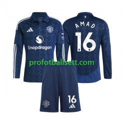 Fotballdrakt Manchester Utd Amad 16 Barn Hjemmekit 2024-2025 Langermet