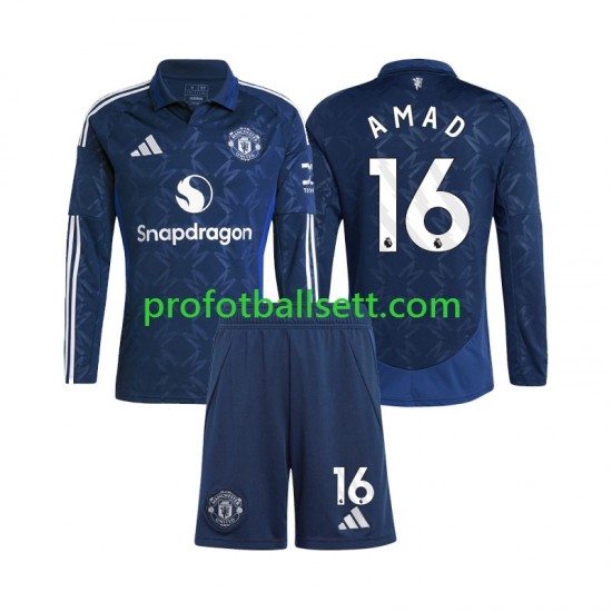 Fotballdrakt Manchester Utd Amad 16 Barn Hjemmekit 2024-2025 Langermet