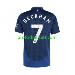 Fotballdrakt Manchester Utd Beckham 7 Herre Bortekit 2024-2025 Kortermet