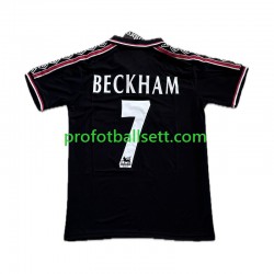 Retro Fotballdrakt Manchester Utd Beckham 7 Herre Tredjekit 1998-1999 Kortermet