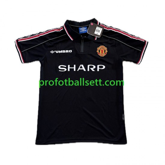 Retro Fotballdrakt Manchester Utd Beckham 7 Herre Tredjekit 1998-1999 Kortermet