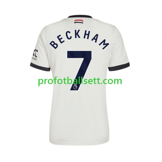 Fotballdrakt Manchester Utd Beckham 7 Herre Tredjekit 2024-2025 Kortermet