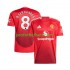 Fotballdrakt Manchester Utd Bruno Fernandes 8 Herre Hjemmekit 2024-2025 Rød Kortermet