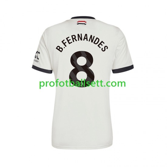 Fotballdrakt Manchester Utd Bruno Fernandes 8 Herre Tredjekit 2024-2025 Kortermet