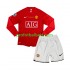 Retro Fotballdrakt Manchester Utd Champion League 2007 Barn Hjemmekit Langermet