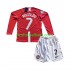 Retro Fotballdrakt Manchester Utd Cristiano Ronaldo 7 Champion League 2007 Barn Hjemmekit Langermet
