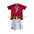 Retro Fotballdrakt Manchester Utd Cristiano Ronaldo 7 Champion League 2007 Barn Hjemmekit Kortermet