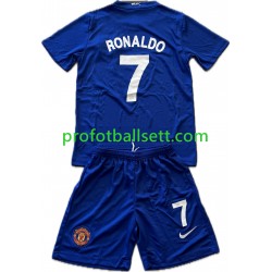 Retro Fotballdrakt Manchester Utd Cristiano Ronaldo 7 -2009 Barn Tredjekit 2008 Kortermet