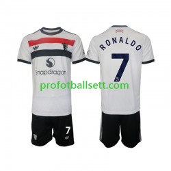 Fotballdrakt Manchester Utd Cristiano Ronaldo 7 Barn Tredjekit 2024-2025 Kortermet
