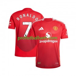 Fotballdrakt Manchester Utd Cristiano Ronaldo 7 Herre Hjemmekit 2024-2025 Kortermet