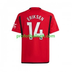Fotballdrakt Manchester Utd Eriksen 14 Herre Hjemmekit 2023-2024 Kortermet