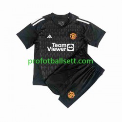 Fotballdrakt Manchester Utd Keeper Barn Tredjekit 2023-2024 Kortermet