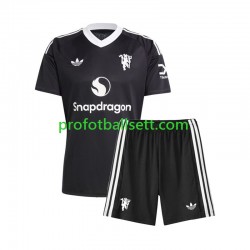 Fotballdrakt Manchester Utd Keeper Barn Tredjekit 2024-2025 Kortermet