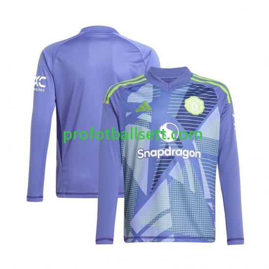 Fotballdrakt Manchester Utd Keeper Herre Hjemmekit 2024-2025 Langermet