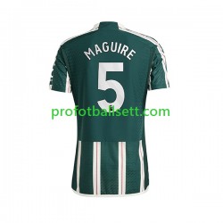 Fotballdrakt Manchester Utd Harry Maguire 5 Herre Bortekit 2023-2024 Kortermet