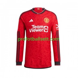 Fotballdrakt Manchester Utd Herre Hjemmekit 2023-2024 Langermet