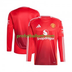 Fotballdrakt Manchester Utd Herre Hjemmekit 2024-2025 Rød Langermet